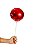 Balão Metalizado Redondo Vermelho - Tamanho do Balão 10 Polegadas (25cm) + Vareta de 19cm - 1 Unidade - Imagem 1