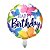 Balão Metalizado Redondo Happy Birthday- 45cm - Flutua Com Gás Hélio - Imagem 1