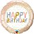 Balão Metalizado Happy Birthday Rosa - 46cm - Flutua Com Gás Hélio - Imagem 1