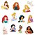 Mini Personagens Decorativos Princesas Disney 8x6cm - 12 Unidades - Imagem 1