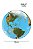 O Balão Bubble Planeta Terra 22 Polegadas(56cm) - Flutua Gás Hélio - Imagem 2
