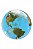 O Balão Bubble Planeta Terra 22 Polegadas(56cm) - Flutua Gás Hélio - Imagem 1