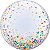 O Balão Bubble Confete Multicolor Decorado  22 Polegadas(56cm) - Flutua Gás Hélio - Imagem 1