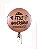 Balão Redondo Feliz Aniversário Rose - 18 Polegadas (45cm) - Flutua com Gás Hélio - Imagem 1