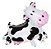 Balão Metalizado Animal Fazenda Vaca Corpo - 38cm x 37cm - Não Flutua - Imagem 1