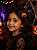Par Presilhas Halloween Acessórios Luxo Abóbora (Par) - Imagem 1