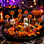 Palitos Decorativos de Madeira Halloween Abóbora 12cm - 12 Unidades - Imagem 1