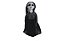 Boneca Fantasma com Som e Luz – Preta – 40cm - Imagem 1