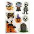 Adesivo Decorativo Gelatinoso Halloween - 1 Cartela de 6 a 8 Adesivos Sortidos - Imagem 2