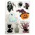 Adesivo Decorativo Gelatinoso Halloween - 1 Cartela de 6 a 8 Adesivos Sortidos - Imagem 3