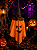 Fantasminha Abóbora Laranja Halloween - 50cm - Imagem 1