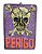 Placa Decorativa Perigo Caveira do Terror Halloween - 72cm x 50cm - Imagem 1