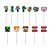 Picks Decoração De Doce Minecraft Festa De aniversário - 12 Unidades - Imagem 1