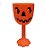 Taça Halloween Abóbora Laranja Decoração de Halloween - Imagem 1