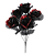 Flor Decorativa Hallloween Preciosa 34cm - Imagem 1