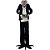 Boneco Halloween Mordomo Alfred 165cm - Imagem 2