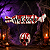 Placa de Porta com Caveira Welcome Branco Halloween - Imagem 1