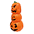 Abóbora Tripla 40cm Halloween - Imagem 2
