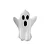 Fantasma Boo Halloween - 36cm - Imagem 1