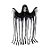 Enfeite Decorativo de Halloween - Caveira Austin Cortina com LED - 225cm - 1 unidade - Imagem 1