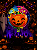 Balão Metalizado Abóbora Halloween - Inflado com Ar e Gás Hélio - Imagem 1