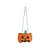 Bolsinha Abóbora Laranja de Halloween - 20,5cm - 1 unidade - Imagem 1