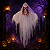 Caveira Denver Halloween com Luz - 150cm - Imagem 1