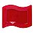 Bandejas Retangulares de Acrílico Vermelho 19x15cm - 5 Unidades - Imagem 1