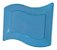 Bandejas Retangulares de Acrílico Azul Baby 30x20cm - 5 Unidades - Imagem 1