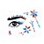 Adesivo Facial e Corporal Pedrinha Strass Colorido Parly Joy - Imagem 2