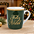 Caneca Natalina de Porcelana Feliz Natal - Verde - 440 ml - Imagem 1