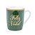 Caneca Natalina de Porcelana Feliz Natal - Verde - 440 ml - Imagem 1