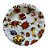Prato Fundo Redondo de Plástico Natal 24cm - 1 Unidade - Imagem 1