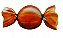 Embalagem Trufas e Bombons Lisa Laranja 15cm x 16cm - 50 Unidades - Imagem 2