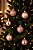 Bola De Natal Rose Gold Brilho/Fosco/Glitter Tubo 6cm - 6 Unidades - Imagem 1