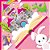 Saco Express 32X32cm Coelho Castelo Rosa - 25 Unidades - Imagem 1