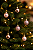 Bola de Natal Rose Perolada Fosca e com Glitter 4cm - 6 Unidades - Imagem 1