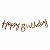 Faixa Decorativa Happy Birthday Ouro Rose 1,5 Metros - Imagem 1