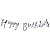 Faixa Decorativa Happy Birthday Prata 1,5 Metros - Imagem 1