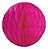 Balão Colmeia Origami Festa Pink de 20 cm - Imagem 1