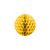 Balão Colmeia Origami Festa Amarelo de 20 cm - Imagem 1