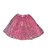 Saia De Tule Rosa Com Brilho Glitter - 40cm - Imagem 1
