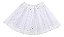 Saia De Tule Branco Com Brilho Glitter - 40cm - Imagem 1