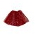 Saia De Tule Vermelho Com Brilho Glitter - 40cm - Imagem 1