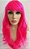 Peruca Longa Lisa Pink para Festas - Imagem 1