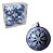 Bola De Natal Brilhante Lilas 8cm - 4 Peças - Imagem 1