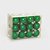 Bola de Natal Fosca, Glitter, Brilho Verde 3cm - 24 Unidades - Imagem 1
