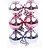Bola De Enfeite Brilhante Rosa 4cm - 6 Unidades - Imagem 1
