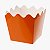 Cachepot de Papel Liso Laranja - 8 unidades - Imagem 1