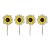 Palito Decorativo Girassol - 24 unidades - Imagem 1
